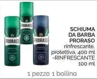 Conad Proraso Schiuma da Barba 100ml offerta