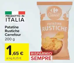 Carrefour Market Patatine Rustiche Carrefour offerta