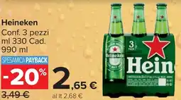 Carrefour Market Heineken offerta