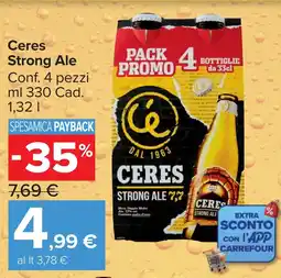 Carrefour Market Ceres Strong Ale offerta
