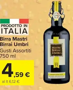 Carrefour Market Birra Mastri Birrai Umbri offerta