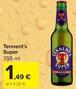 Carrefour Market Tennent's Super offerta