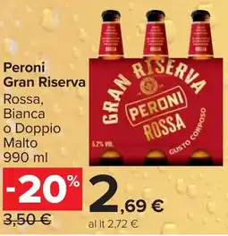 Carrefour Market Peroni Gran Riserva offerta