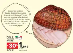 Carrefour Market Petto di Tacchino Arrosto offerta