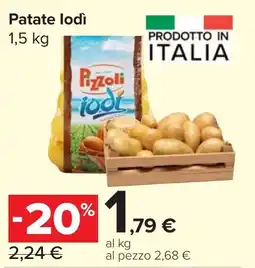 Carrefour Market Patate lodì offerta