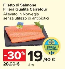 Carrefour Market Filetto di Salmone Filiera Qualità Carrefour offerta