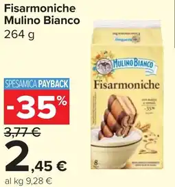 Carrefour Market Fisarmoniche Mulino Bianco offerta