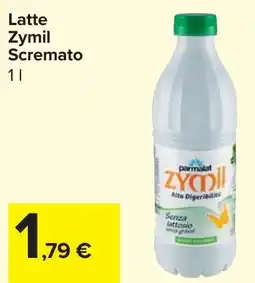 Carrefour Market Latte Zymil Scremato offerta