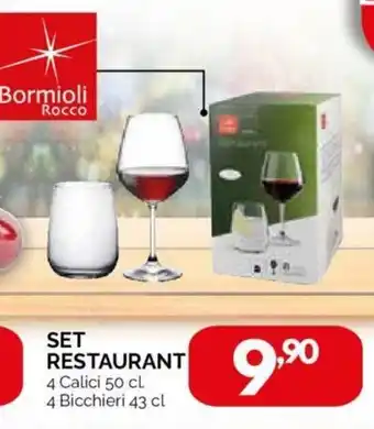 Bormioli Set Restaurant 50cl/43cl