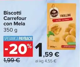 Carrefour Market Biscotti Carrefour con Mela offerta