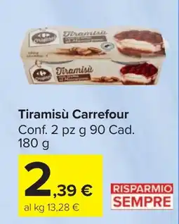 Carrefour Market Tiramisù Carrefour offerta