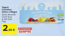 Carrefour Market Yogurt Carrefour Intero o Magro offerta