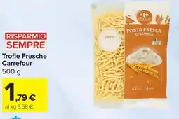 Carrefour Market Trofie Fresche Carrefour offerta