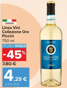 Carrefour Market Linea Vini Collezione Oro Piccini offerta