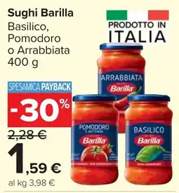 Carrefour Market Sughi Barilla offerta