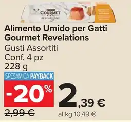 Carrefour Market Alimento Umido per Gatti Gourmet Revelations offerta