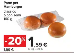 Carrefour Pane per Hamburger offerta