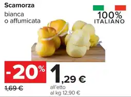 Carrefour Scamorza bianca o affumicata offerta