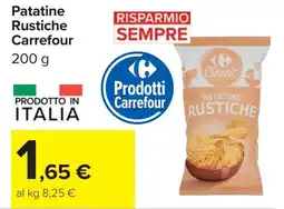 Carrefour Patatine Rustiche Carrefour offerta
