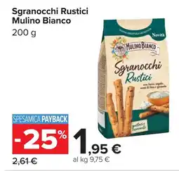 Carrefour Sgranocchi Rustici Mulino Bianco offerta