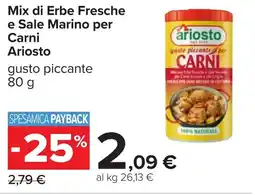 Carrefour Mix di Erbe Fresche e Sale Marino per Carni Ariosto offerta