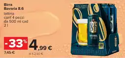 Carrefour Birra Bavaria 8.6 offerta