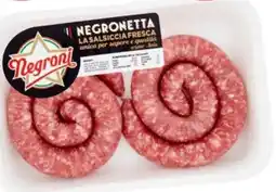 Despar Negronetta la Salsiccia Fresca Luganega Negroni offerta