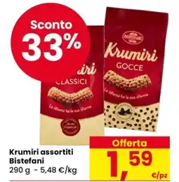 Despar Krumiri assortiti Bistefani offerta