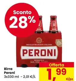 Despar Birra Peroni offerta