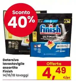 Despar Detersivo lavastoviglie assortito Finish offerta