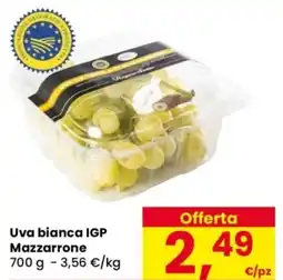 Despar Uva bianca IGP Mazzarrone offerta