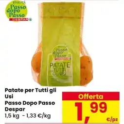 Despar Patate per Tutti gli Usi Passo Dopo Passo Despar offerta