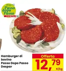 Despar Hamburger di bovino Passo Dopo Passo Despar offerta