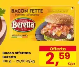 Despar Bacon affettato Beretta offerta