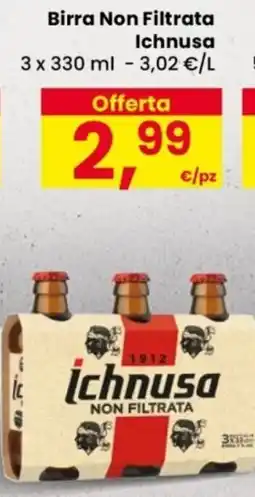 Despar Birra Non Filtrata Ichnusa offerta