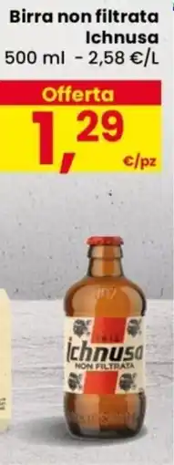 Despar Birra non filtrata Ichnusa offerta