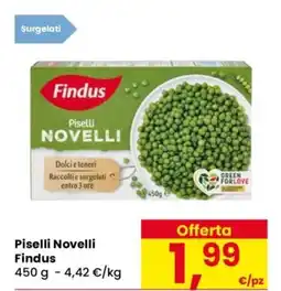 Despar Piselli Novelli Findus offerta
