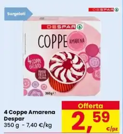 Despar 4 Coppe Amarena Despar offerta