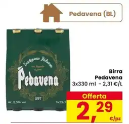 Despar Birra Pedavena offerta