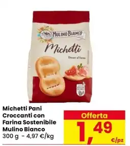 Despar Michetti Pani Croccanti con Farina Sostenibile Mulino Bianco offerta