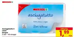 Despar Asciugatutto 4 rotoli Despar offerta