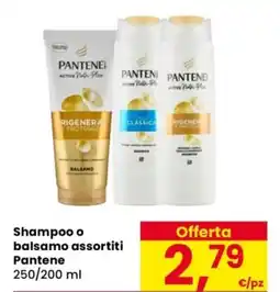 Despar Shampoo o balsamo assortiti Pantene offerta