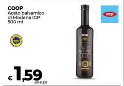 Coop COOP Aceto balsamico di Modena IGP 500 ml offerta