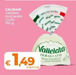 Coop GALBANI Vallelata Mozzarella Ciuffo 180 g offerta