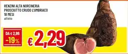 A&O Renzini alta norcineria prosciutto crudo l'umbriaco 18 mesi offerta