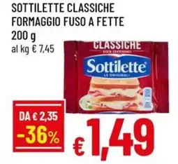 A&O Sottilette classiche formaggio fuso a fette offerta