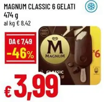 A&O Magnum classic 6 gelati offerta