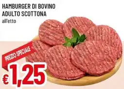 A&O Hamburger di bovino adulto scottona offerta