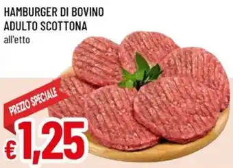 A&O Hamburger di bovino adulto scottona offerta