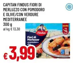 A&O Capitan findus fiori di merluzzo con pomodoro e olive/con verdure mediterranee offerta